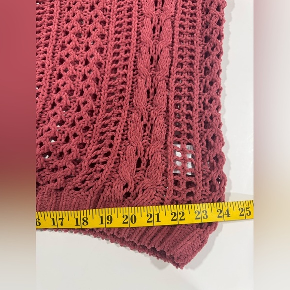 Elodie Womens Chunky Knit Sweater Pink Size Small - Picture 10 of 13